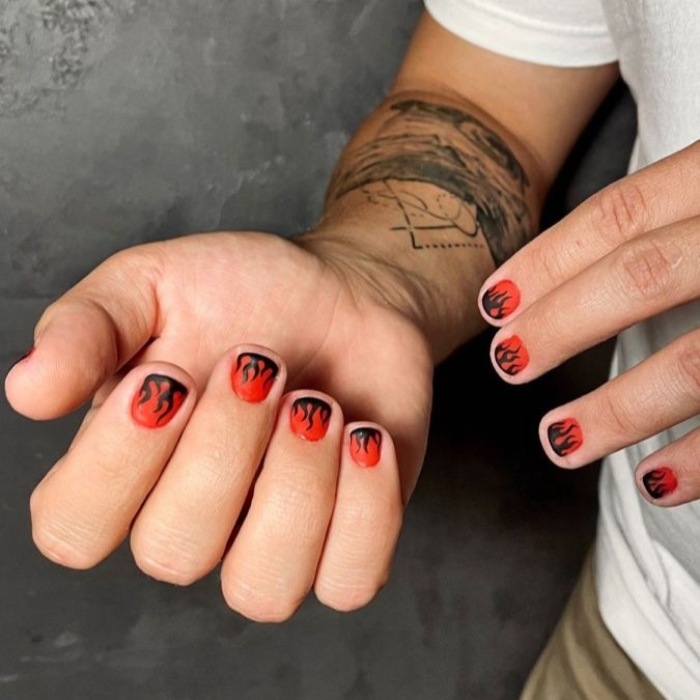 các mẫu nail mạnh mẽ cho đàn ông