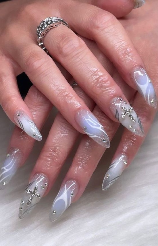 mẫu nail đi biển 2020