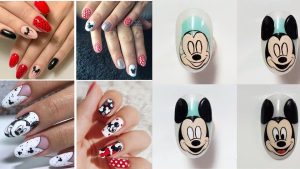 Những cách vẽ chuột Mickey nail đẹp, ngộ nghĩnh đáng yêu