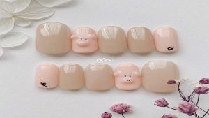 Tổng hợp những mẫu nail hình con heo dễ thương cho nàng năng động