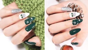 Gợi ý 120+ mẫu nail màu xanh lá siêu xinh hợp cả bốn mùa