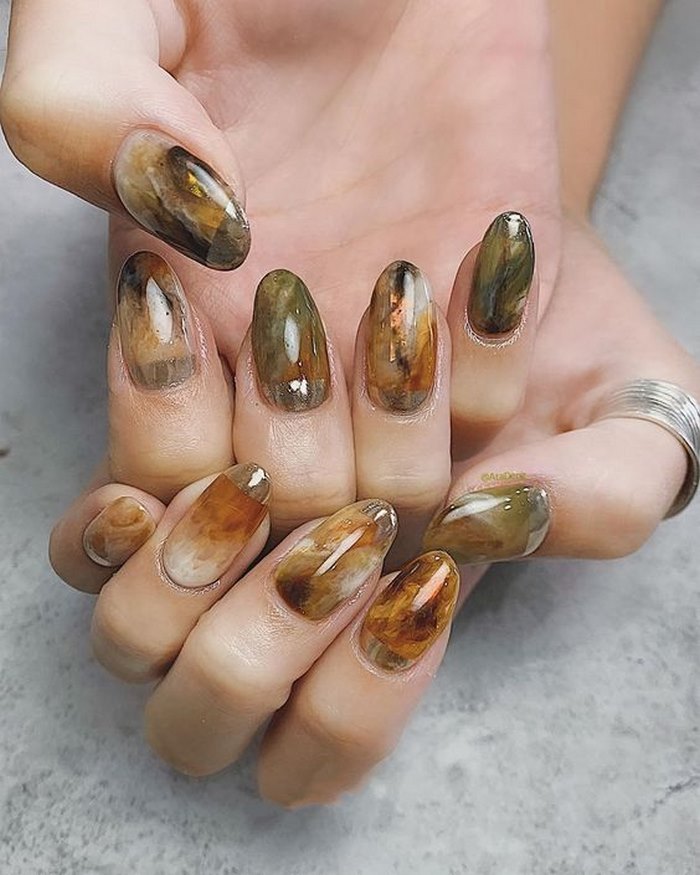 nails loang đơn giản đẹp