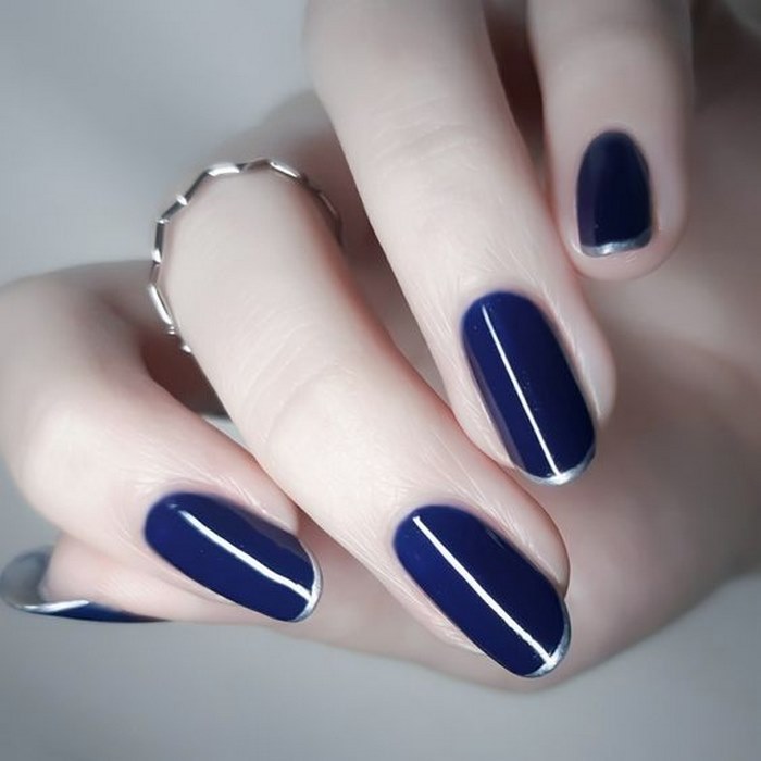 nails sơn trơn đơn giản đẹp