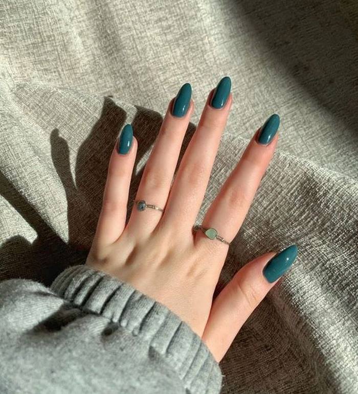 nails trơn đơn giản đẹp