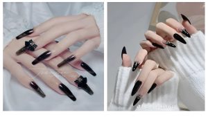 50+ mẫu nail màu đen sang chảnh, được yêu thích