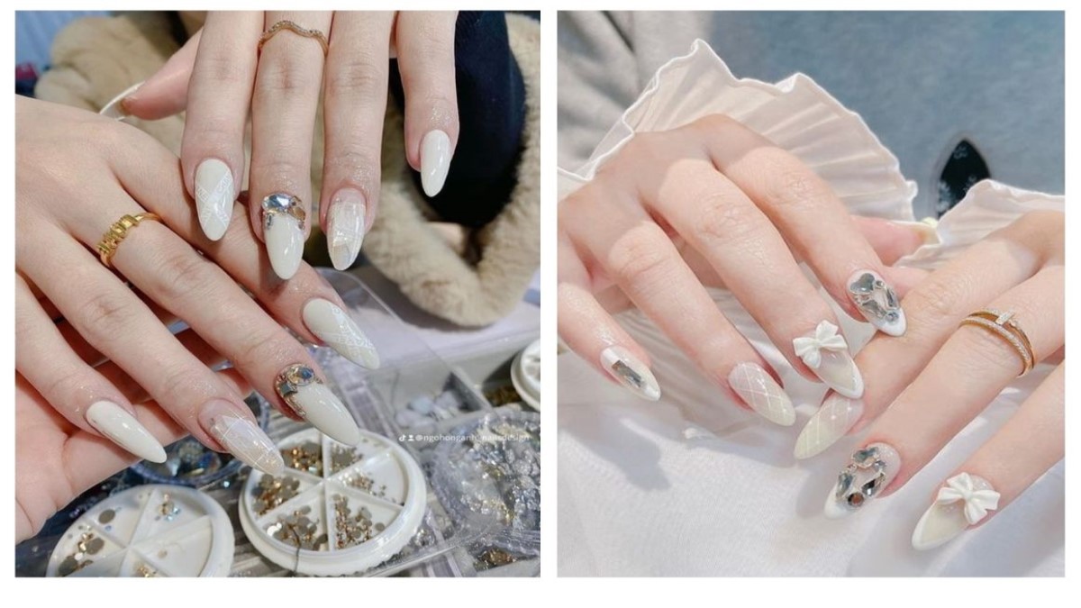 Top 100 những mẫu nail màu trắng sữa đẹp được yêu thích nhất