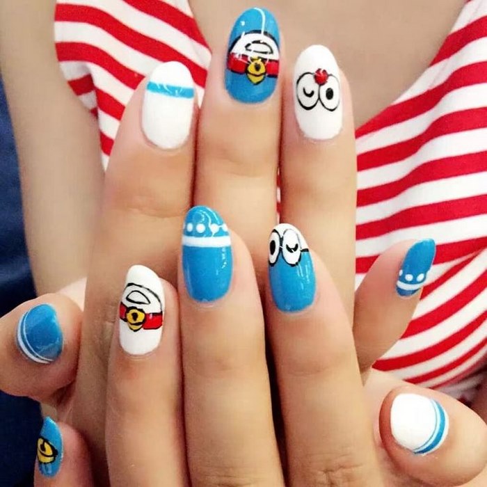 200 Mẫu Nail Doraemon Cho Những Nàng Mê Sự “ĐÁNG YÊU” | Doraemon, Móng tay,  Đang yêu