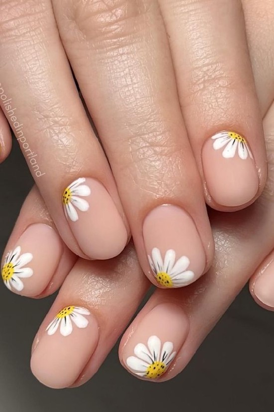 mẫu nail sticker dán hoa đẹp