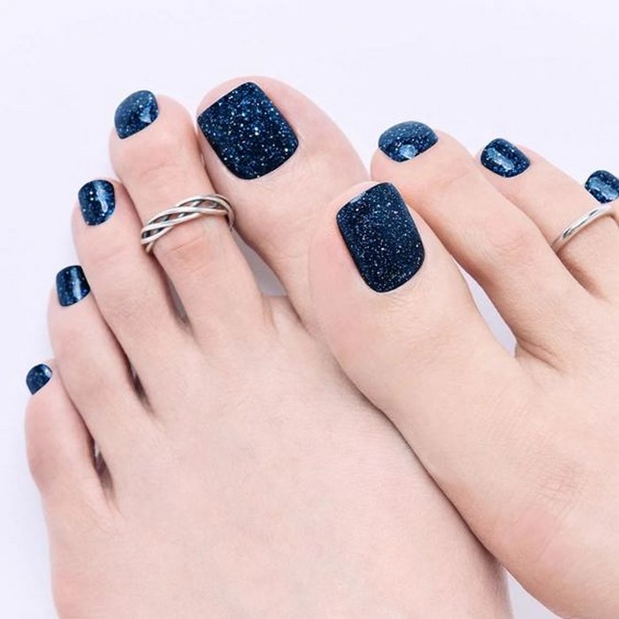 nail chân xanh xinh