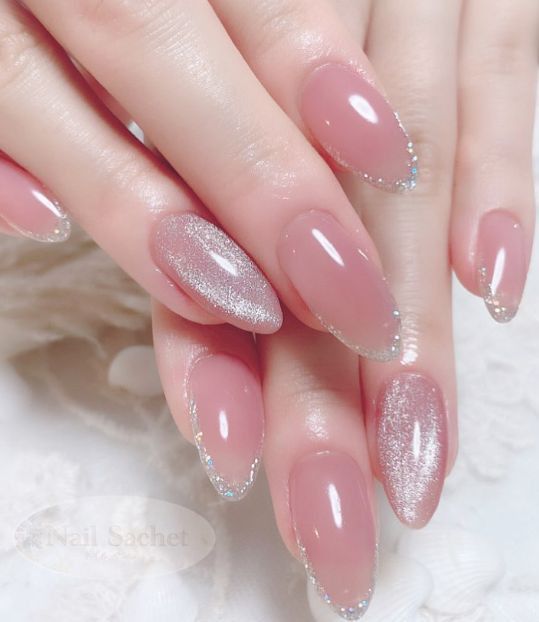 nail hồng nhẹ nhàng