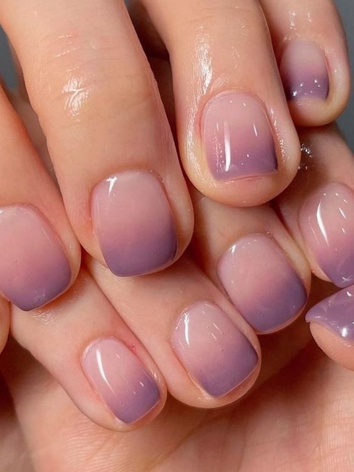 nail màu tím đẹp nhất