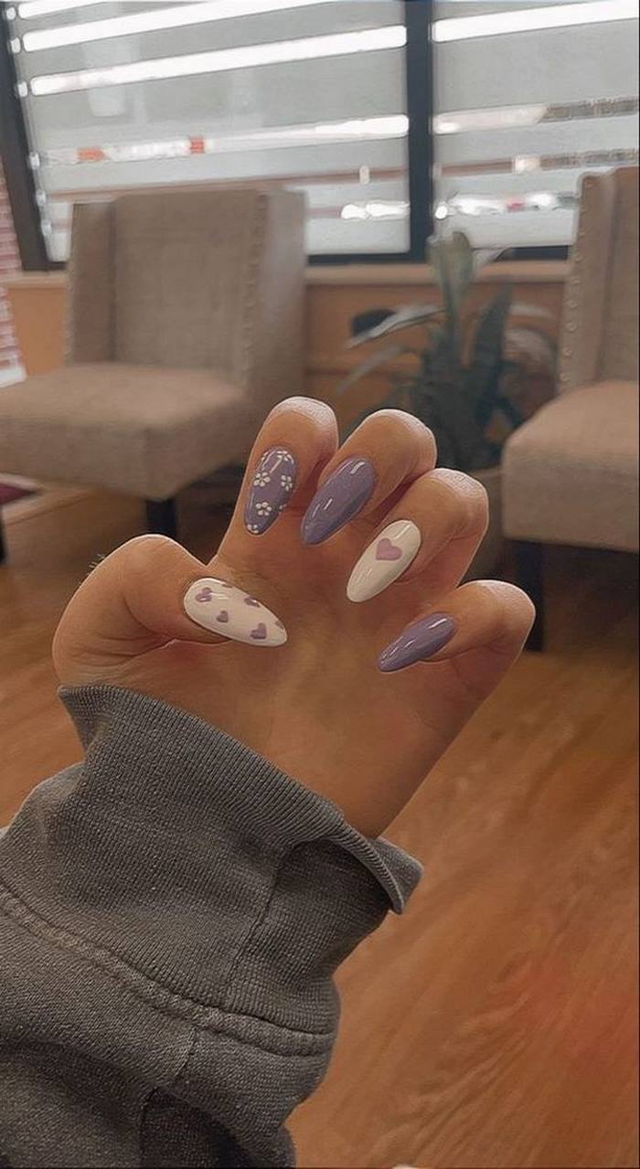nail pastel đơn giản