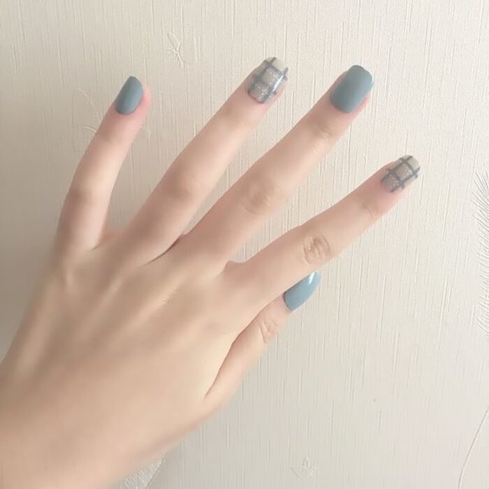 nail xanh nhạt thường ngày