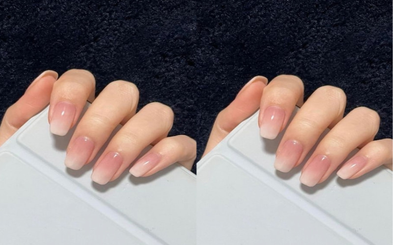 Sự phối hợp và sáng tạo độc lạ với mẫu nail 2 màu