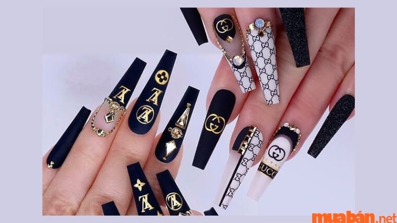 Làm túi LV bằng bột nails - Kami Nail Academy