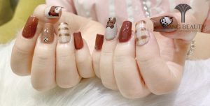 Bộ sưu tập nail trà sữa độc đáo dành cho tín đồ mê milk tea