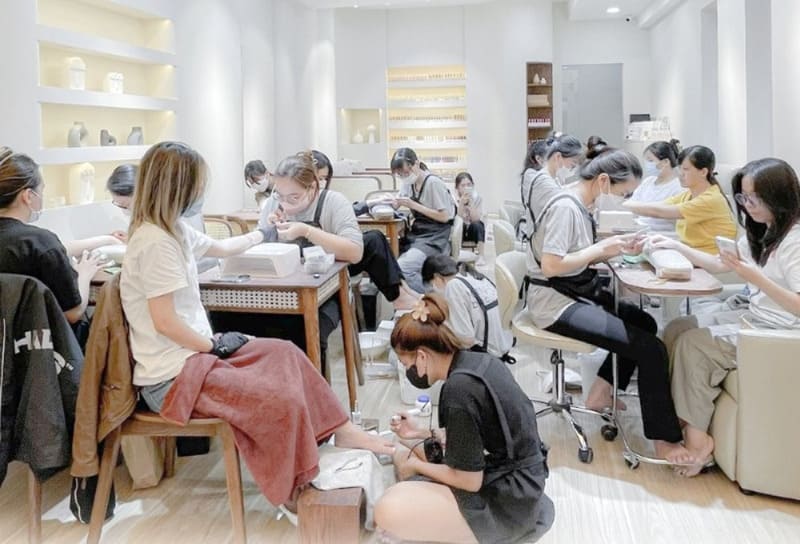 Tiệm nail tại Sài Gòn đẹp