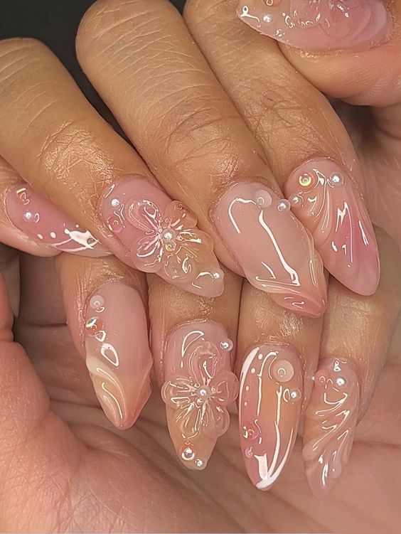 Mẫu nail 3D