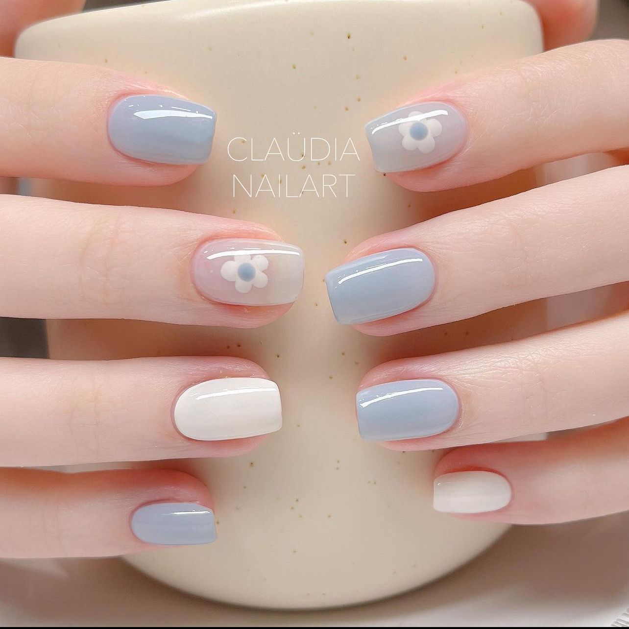 Mẫu nail pastel đơn giản mà thu hút