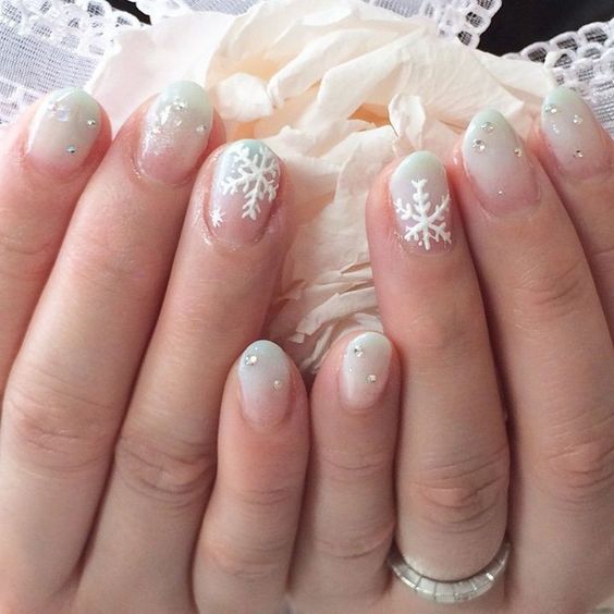 Nail bông tuyết