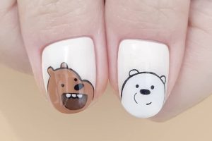 15+ mẫu nail gấu cực xinh cho nàng mê sự đáng yêu