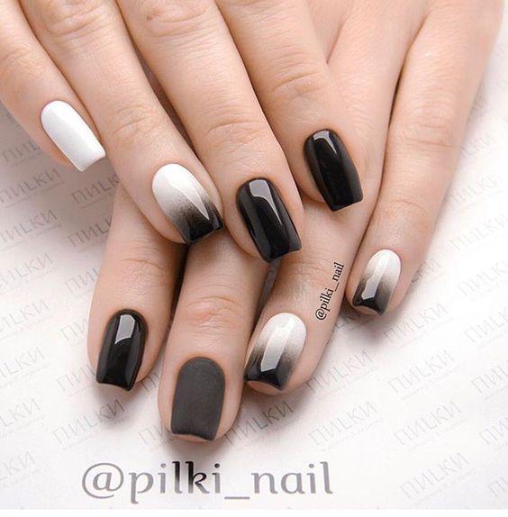 Nail Ombre đối lập