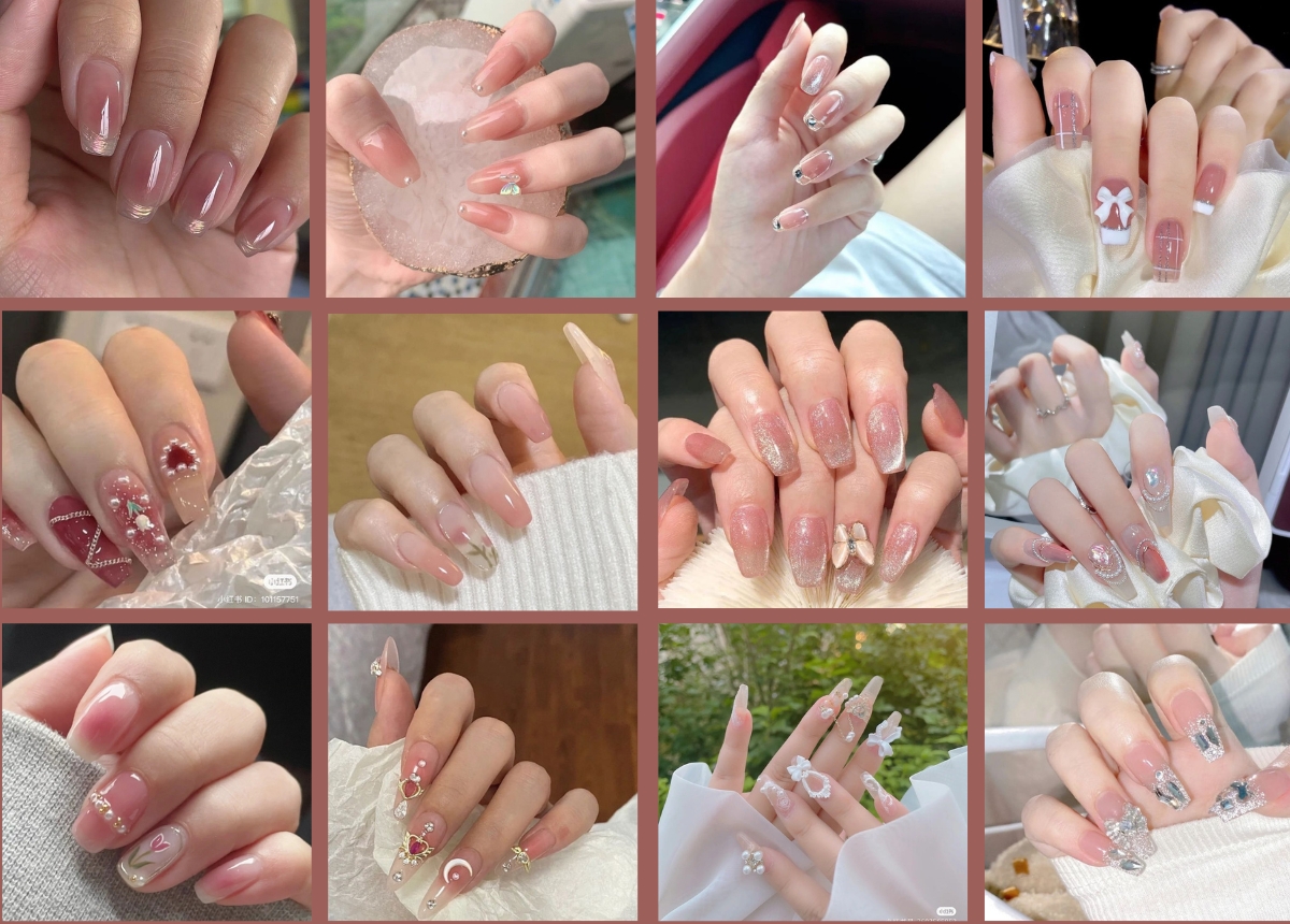 Mẫu nail hồng nhạt – Lựa chọn hàng đầu cho nàng ngọt ngào