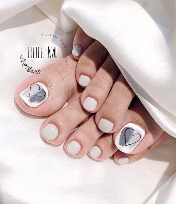 Nail chân với nhiều màu sắc đẹp