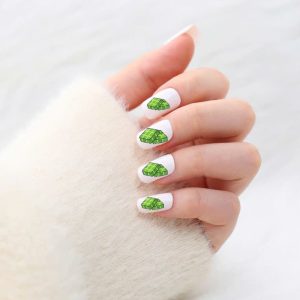 Mẫu nail bánh chưng – Mẫu móng đặc biệt cho dịp Tết