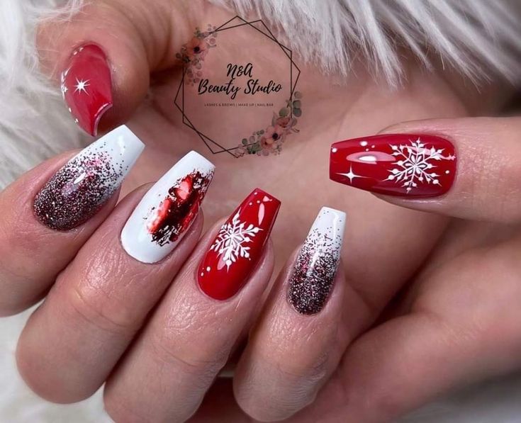 Nail họa tiết mùa đông